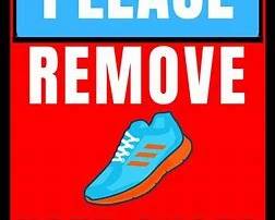 remove shoes