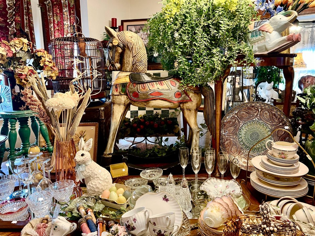 Antique Lovers Dream!  Stuffed full!