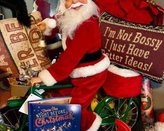 LOVE SANTA ON HIS BIKE!