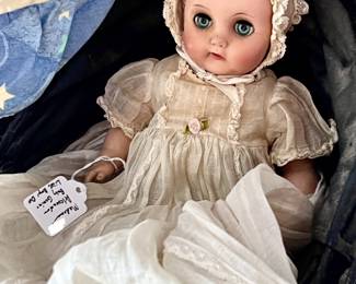 MADAME ALEXANDER SCARCER "CHRISTENING BABY".