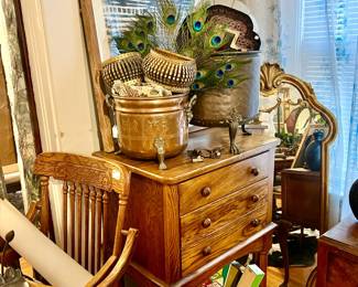 MODERN ART WORKS WITH VINTAGE AND ANTIQUE.