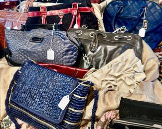 LOTS AND LOTS OF HANDBAGS.