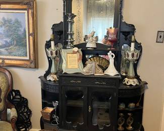 ANTIQUE ETAGERE, PETITE SIZE.