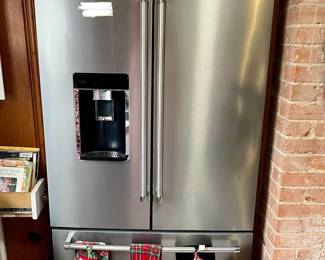 French drawer stainless steel refrigerator, like new