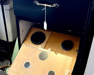 BARBER SHOP HAIRDRESSERS BEAUTICIAN CABINET