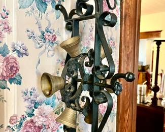 Antique rotary door bell