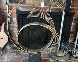 "Windswept" Sculpture by Curtis Jere On Marble Base, Signed & Dated