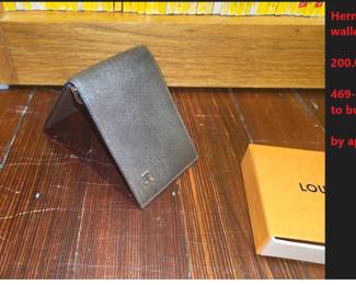 Hermes men wallet