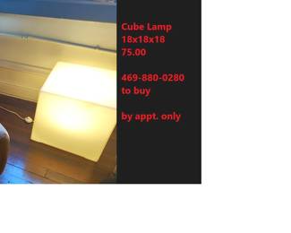 cube lamp