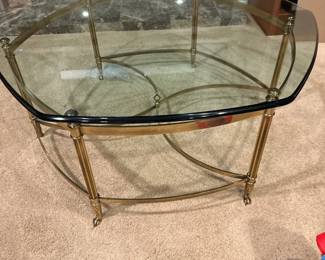 Glass coffee tables