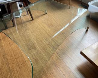 Italian Glass Cocktail Table