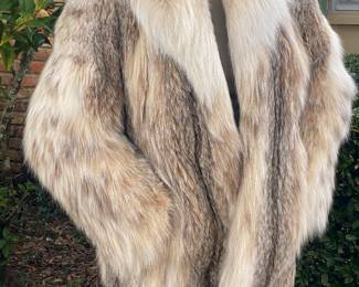 #74 - Natural lynx jacket sz 6-8 - $600 