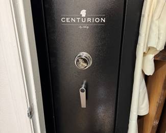 #151 - $425 Centurion by Liberty safe (off site location zip code 32506) for jewelry or 18 rifles capacity. there is shelves to be used for jewelry 