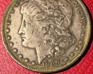 #63 - $30 Morgan silver dollar 1890 