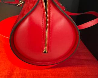 #159 - $795 -Louis Vuitton red Papillon 30 model 