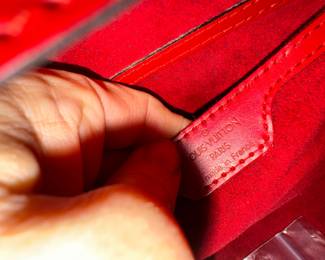 #159 - $795 -Louis Vuitton red Papillon 30 model 