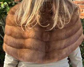 #71 - Vintage Mink Cape from Broida's $145.00