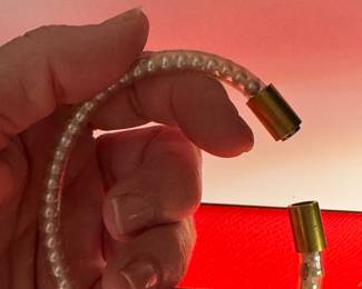 8. $240 - Chanel bracelet lucite beaded 8 1/2"