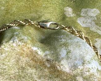 #160 - One of a kind!!!! Custom made "Jeweled Cross of Burges" 18kt yellow gold (approx 1987) mesuring 3.25" H x 2.38"W, 55.72 grams , jeweled with 4 square emeralds, 4 square sapphires & 2 rubies. Reversible cross. Hang on an 18kt gold loose rope chain, 20" long + 2.5" chain between cross and chain. chain weight 19.36 grams. $4,750. Appraisal included. 