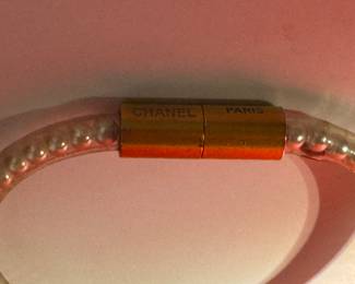 8. $240 - Chanel bracelet lucite beaded 8 1/2"