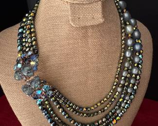#52 - $54 Unsigned Alice Caviness 1950's necklace 