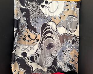 #76 - $200 - Christian Dior 100% silk 36" square- mint condition, never worn. 