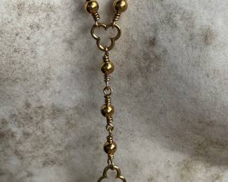 #160 - One of a kind!!!! Custom made "Jeweled Cross of Burges" 18kt yellow gold (approx 1987) mesuring 3.25" H x 2.38"W, 55.72 grams , jeweled with 4 square emeralds, 4 square sapphires & 2 rubies. Reversible cross. Hang on an 18kt gold loose rope chain, 20" long + 2.5" chain between cross and chain. chain weight 19.36 grams. $4,750. Appraisal included. 