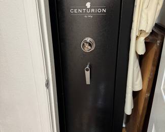 #151 - $425 Centurion by Liberty safe (off site location zip code 32506) for jewelry or 18 rifles capacity. there is shelves to be used for jewelry 