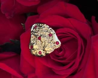 14. Vintage Yves St. Laurent ANZA heart $190