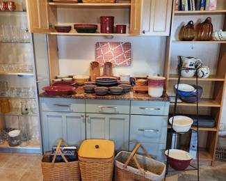 Longaberger baskets & dishware