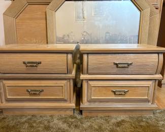 $90 each nightstand / $250 King Headboard
