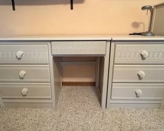 $100 Desk / $85 - 3 drawer dresser