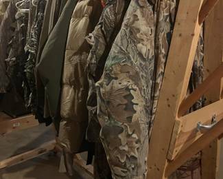 1 – climbing deer stands        
2.  Archery bow press                               
3.  Hunting clothing                   
4.  Deep sea fishing gear
