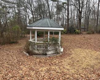 Gazebo in back yard