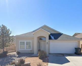 This is the home where the Rio Rancho estate sale is being held. 