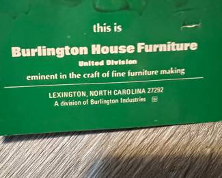 All of the china hutches and buffet was made my Burlington House Furniture.