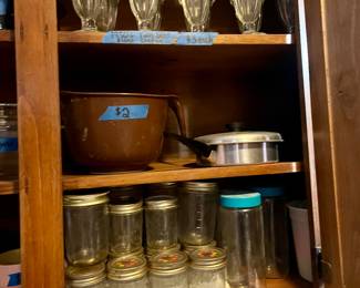 An example of some of the items that are in the kitchen for sale.