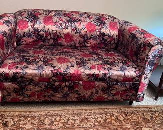 Vintage Floral Love Seat