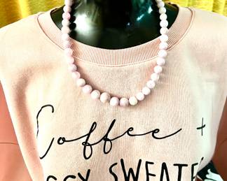 JTV Agate round necklace