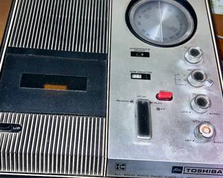 Vintage tape player and recorder