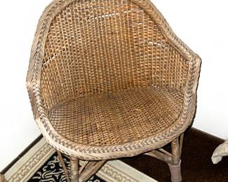 Vintage wicker chair