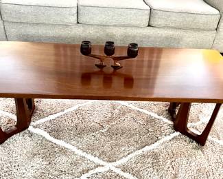 MCM coffee table with matching end tables