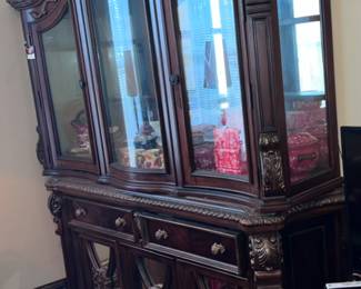 2 pc. China Cabinet. Pick up 77388. $80