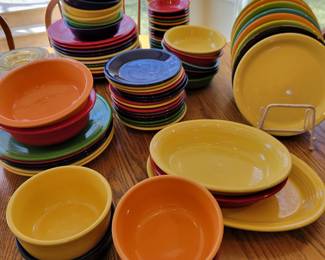 Fiestaware dishes