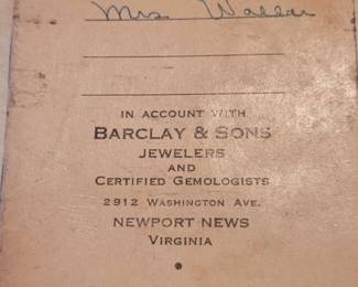 Towle sterling silver flatware, purchased at Barclay & Sons Jewelers in Newport News, original store booklet, belonged to the Homeowner's aunt