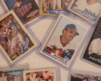 A sampling of Major League Baseball cards
