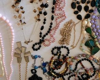 Costume jewelry and some fine jewelry 