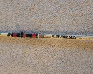 #8 Vintage Penn Peer #209 Red Baitcaster & Shakespear Sturdy Stik BWB 125 6' rod