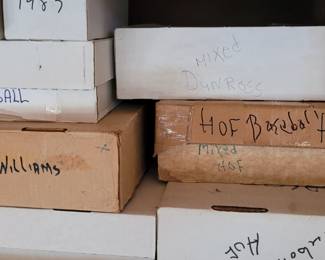 Massive baseball card collection