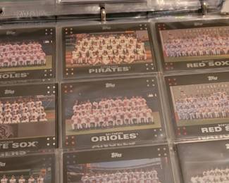 One of over 50 three ring binders of cards put together by the Homeowner.  The amount of effort that went into each binder is amazing and shows a true love of sports